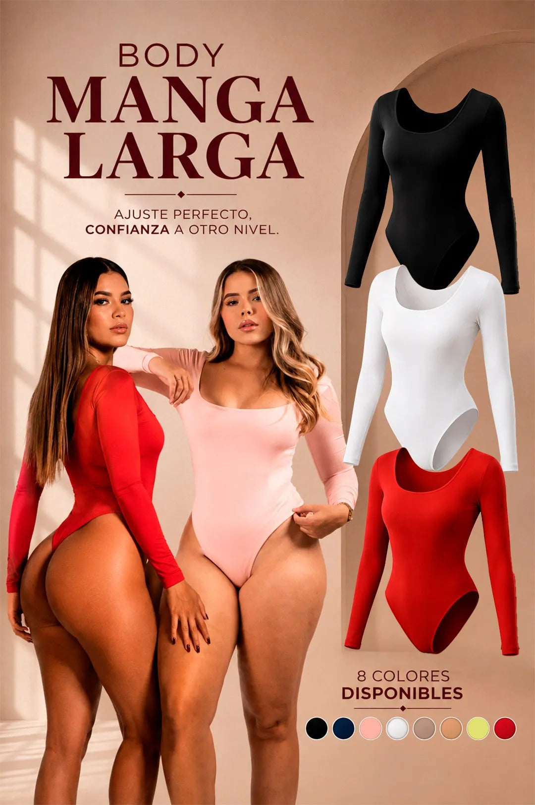 BODY MANGA LARGA