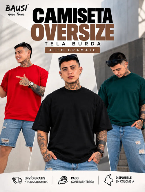 CAMISETA OVERSIZE PREMIUM®️